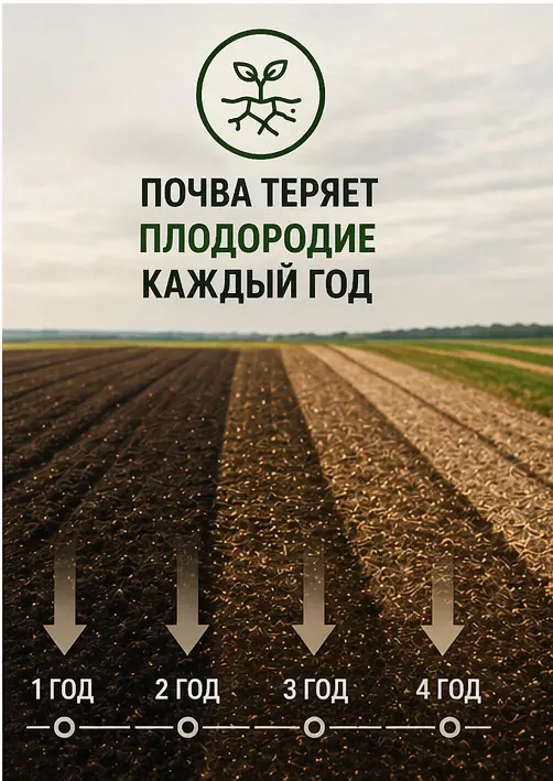 Деградация и потеря плодородия почвы сельское хозяйство проблема